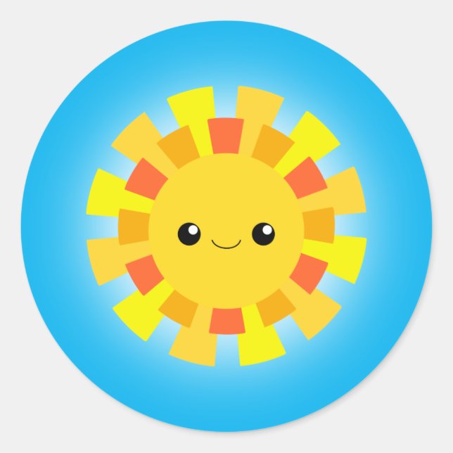 Sunshine Classic Round Sticker (Front)