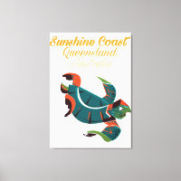 Sunshine Coast Queensland Australia Travel poster