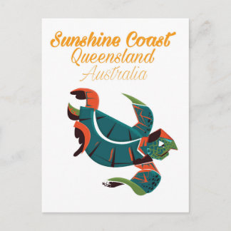 Sunshine Coast Queensland Australia Travel poster Postcard