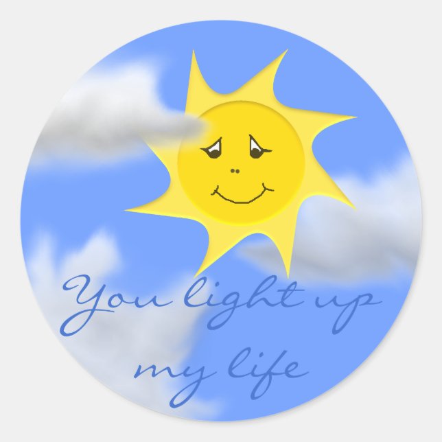 Sunshine Collection Classic Round Sticker (Front)