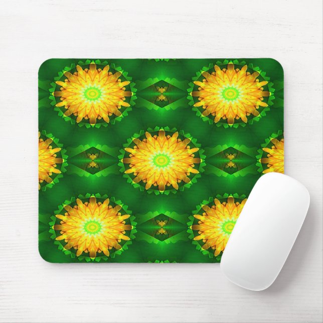 Sunshine Dahlias.... Mouse Mat (With Mouse)