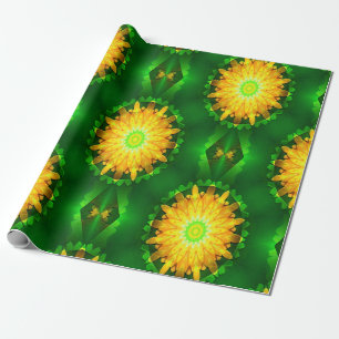 Sunshine Dahlias.... Wrapping Paper