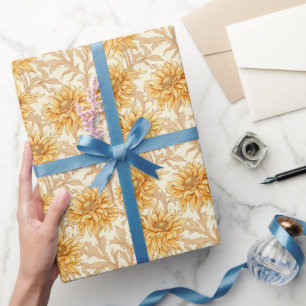 Sunshine Daisies - Bright Yellow Floral Design Wrapping Paper