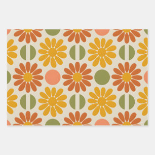 Sunshine Daisy Wrapping Paper Sheet