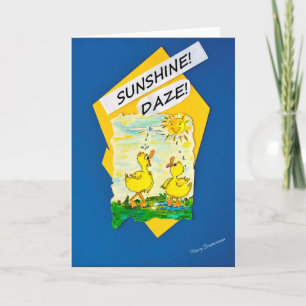 Sunshine Daze Ducks Card