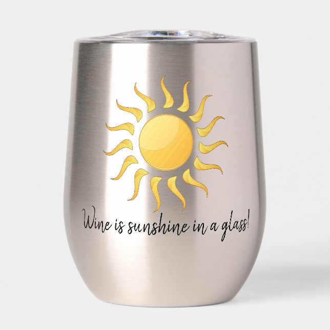 Sunshine Design Thermal Wine Tumbler (Front)