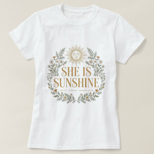 Sunshine design unique t shirt
