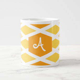 Sunshine Diamond Ombre Monogram Large Coffee Mug