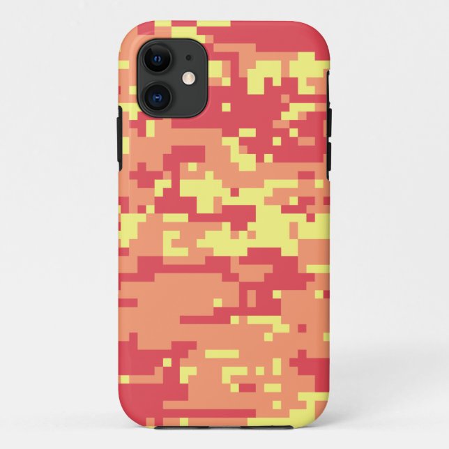 Sunshine Digital Camo Pattern Case-Mate iPhone Case (Back)