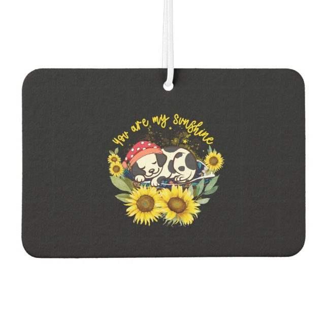 Sunshine Dog Car Air Freshener (Front)