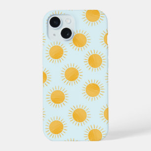 Sunshine Doodle Day Pattern iPhone 15 Case