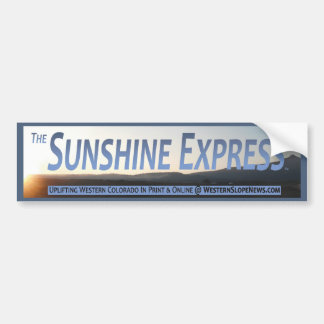 Sunshine Express Official Banner Bumper Sticker