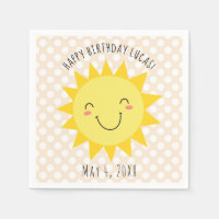 Sunshine Face Happy Birthday Party