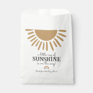 sunshine favour bag for baby shower or birthday