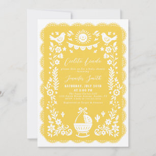 Sunshine Fiesta Cielito Lindo Baby Shower Invitation