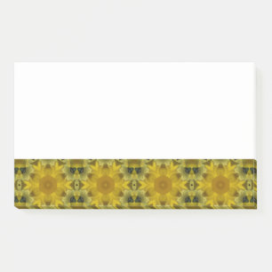 Sunshine Flower Burst Golden Post-it Notes