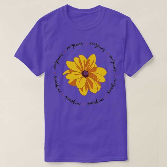 Sunshine Flower T-Shirt (Design Front)