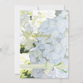 ©Sunshine Garden Hydrangeas Wedding Invitation
