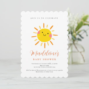 Sunshine Gender Neutral Baby Shower invitation