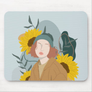 sunshine girl mouse mat