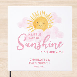 Sunshine Girl's Baby Shower Guest Book