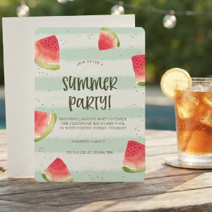 Sunshine & Good Vibes Summer Party Invitation