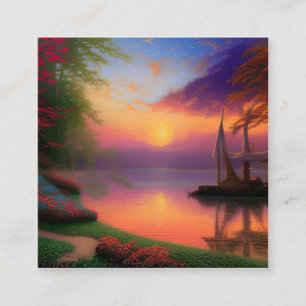 Sunshine Graphic Square Business Card