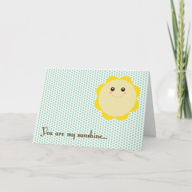 Sunshine Greeting Card (Front)