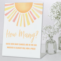 Sunshine Guess How Many Sun Baby Shower Game