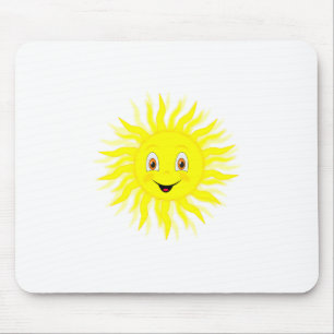Sunshine Happy Face Mouse Mat