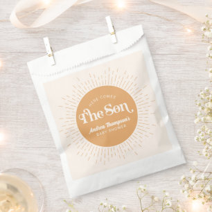 Sunshine Here Comes The Son Boy Bay Shower Favour Bags