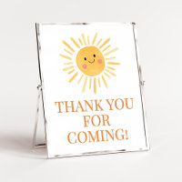 Sunshine Here Comes the Son Thank you for Coming