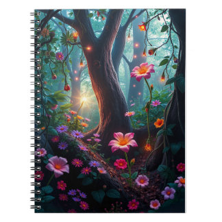 Sunshine in a Whimsical Fairy Forest  Notebook