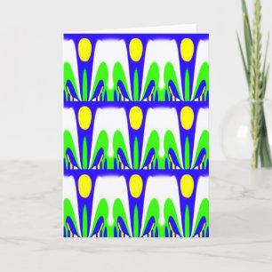 Sunshine in art holiday card