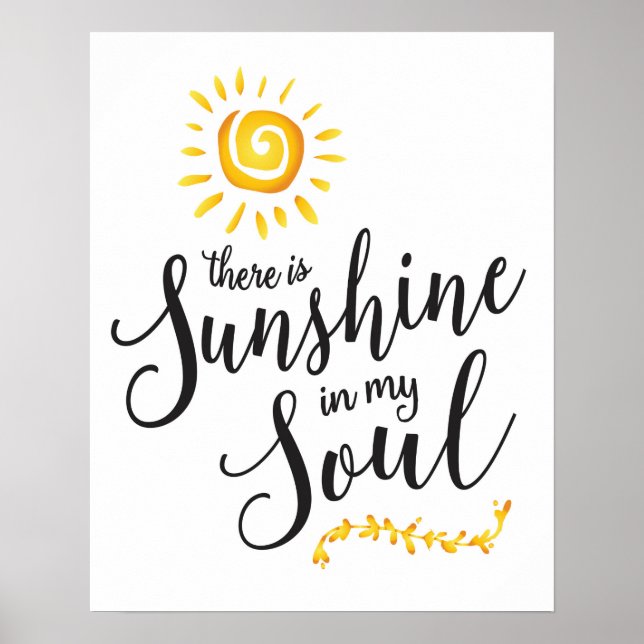 Sunshine in my Soul Art Print (Front)