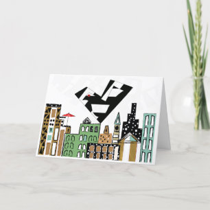 SUNSHINE IN THE CITY GREETING CARD