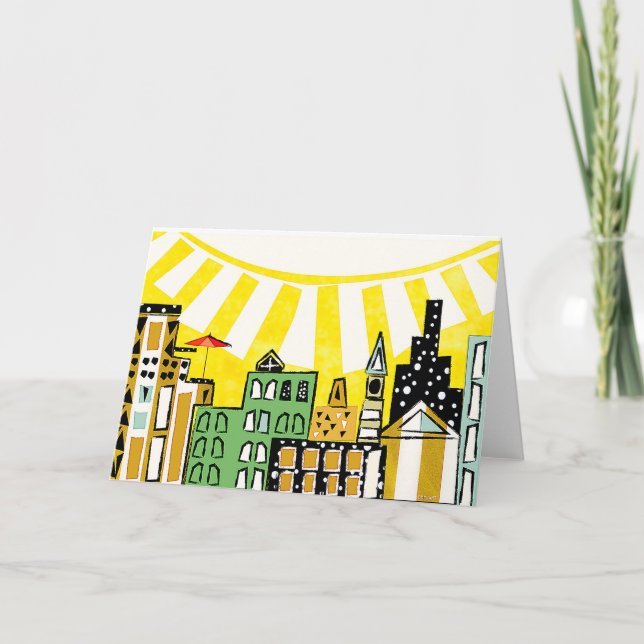 SUNSHINE IN THE CITY THANK YOU CARD (Front)