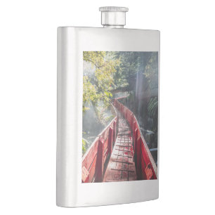 Sunshine in the Termas Geometricas, Conaripe, Chil Hip Flask