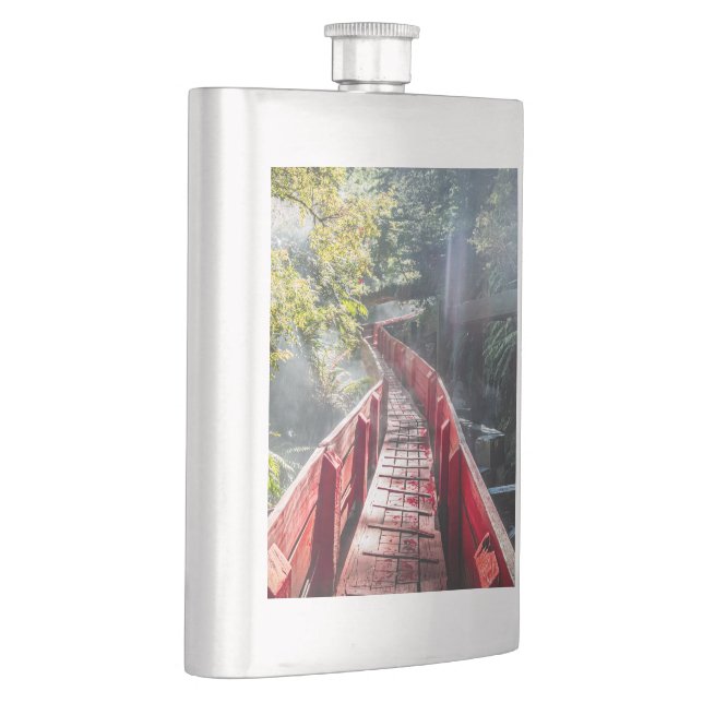 Sunshine in the Termas Geometricas, Conaripe, Chil Hip Flask (Right)