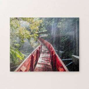 Sunshine in the Termas Geometricas, Conaripe, Chil Jigsaw Puzzle