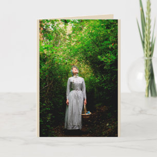 Sunshine in the woods card