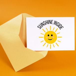 Sunshine Inside Greeting Card