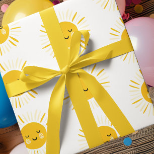 Sunshine is Turning One Birthday Party  Wrapping Paper