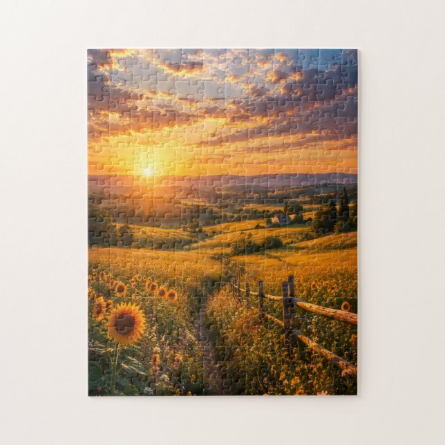 Sunshine Jigsaw Puzzle (Vertical)