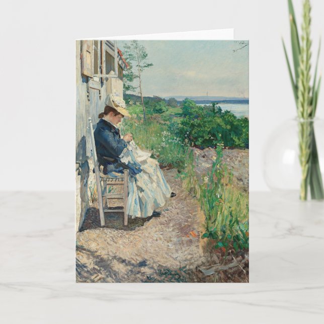 Sunshine, Kalvøya | Eilif Peterssen Card (Front)