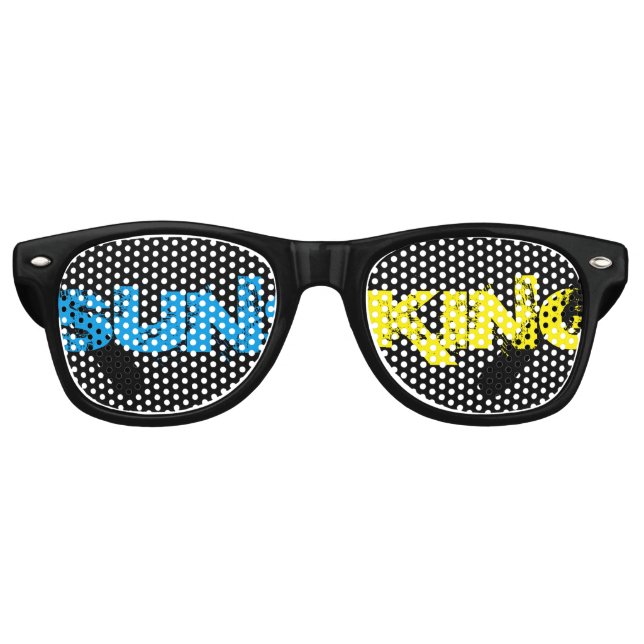 Sunshine King Sunglass Retro Sunglasses (Front)