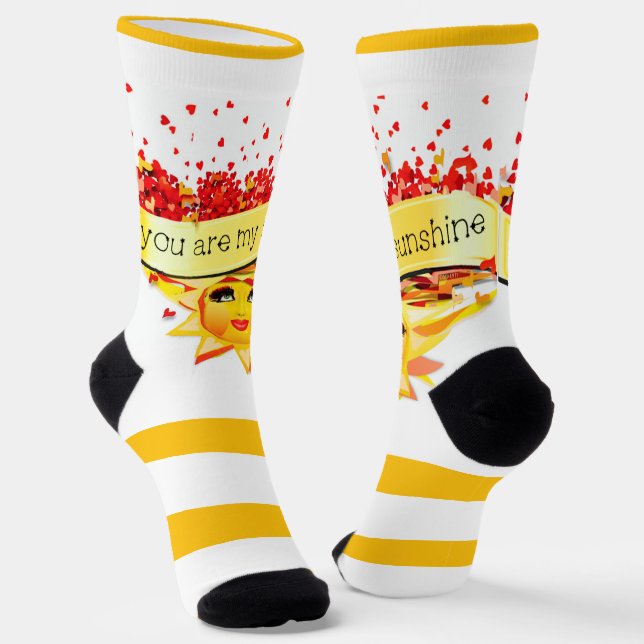 SUNSHINE KISSES SOCKS (Angled)