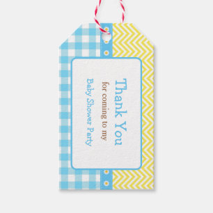 Sunshine & Lemonade Blue & Yellow Gift Tag