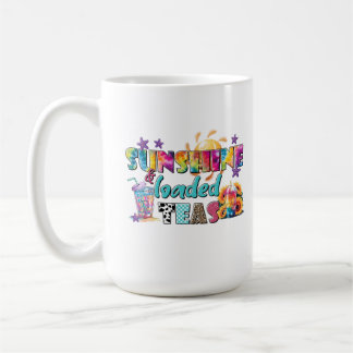 Sunshine & Loaded Teas Colourful Summer Vibes Tee Coffee Mug