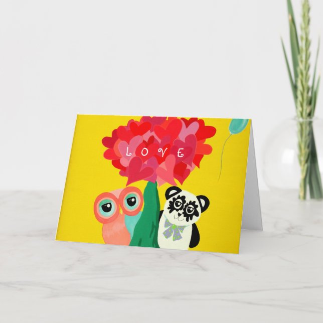 Sunshine Love Valentine's Day Card (Front)